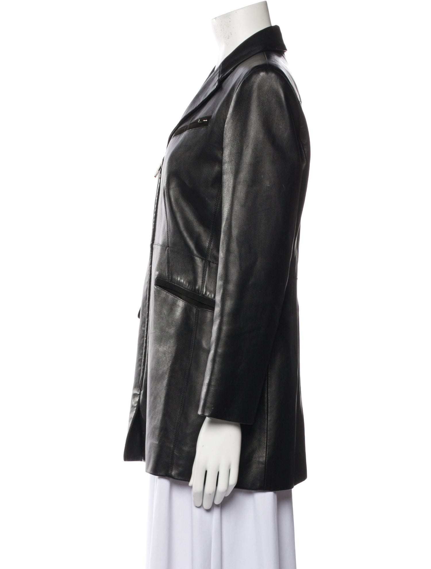 Hermès Leather Blazer